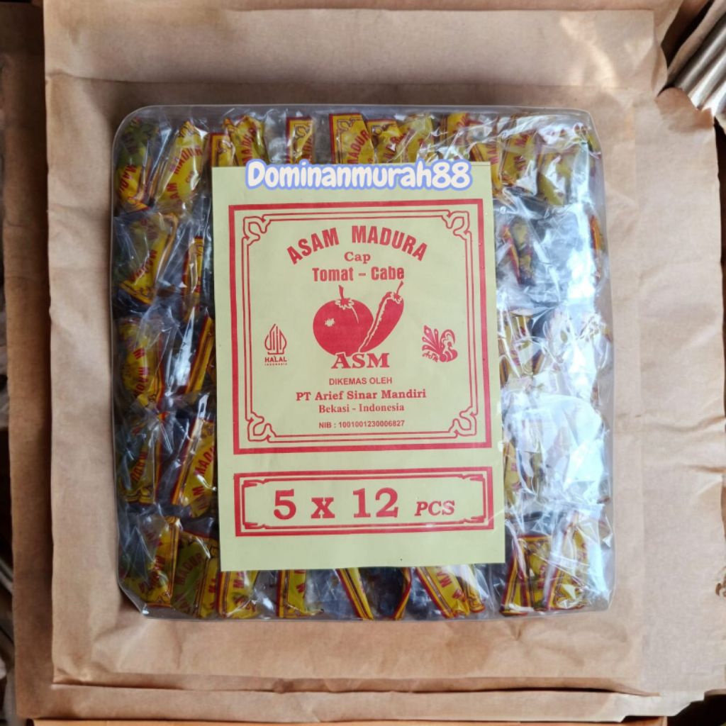 60 PCS ASAM JAWA RENCENG COKLAT ASLI ASEM ECERAN RP. 1.000 / ASAM / ASEM / ASAM JAWA / TAMARIN