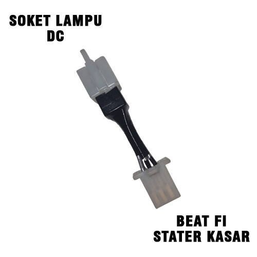 Kabel Soket Dc Honda Beat FI Stater Kasar