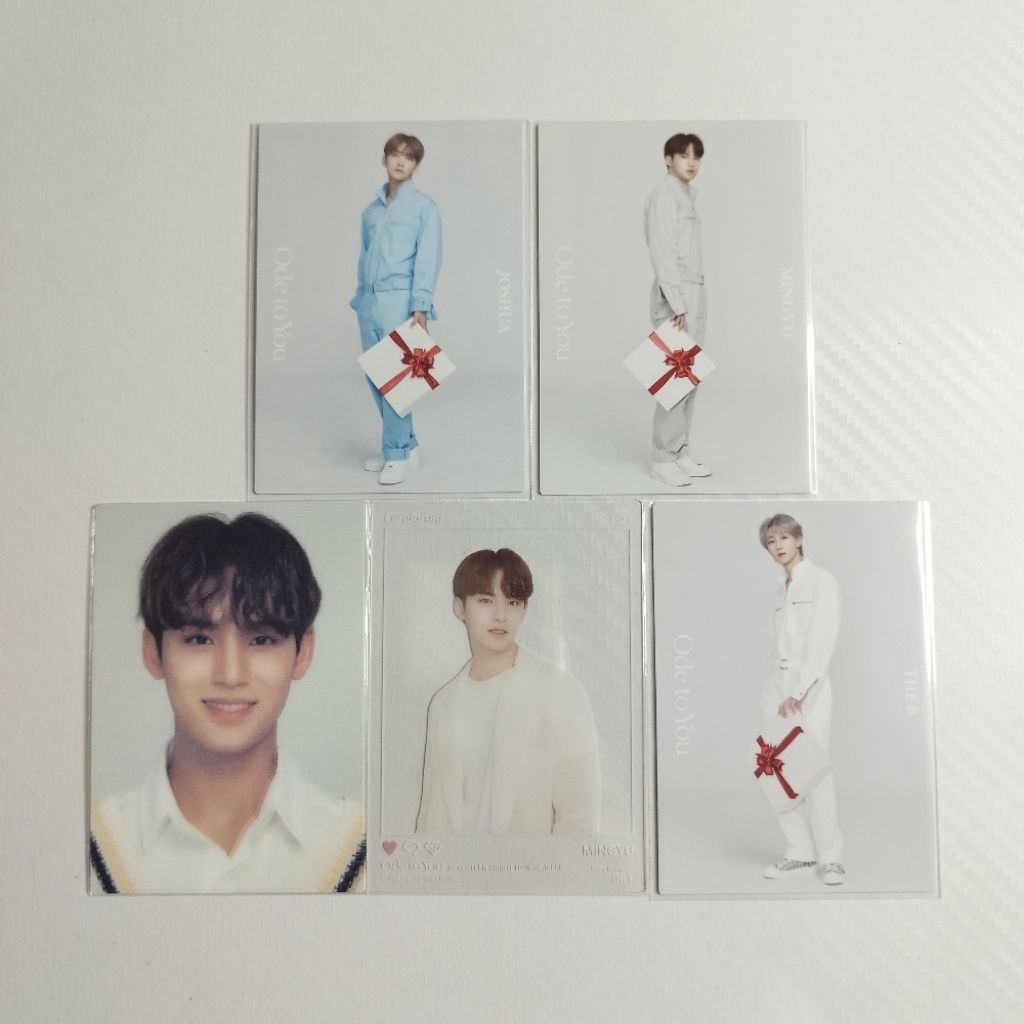 [CLEARANCE SALE] TRADING CARD TC SEVENTEEN ODE TO YOU IN JAPAN OTY HOSHI WOOZI MINGYU DK DOKYEOM