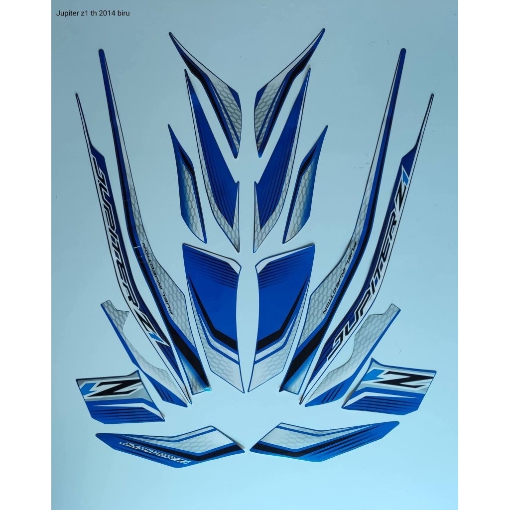 stiker striping body motor Yamaha Jupiter Z1 2014