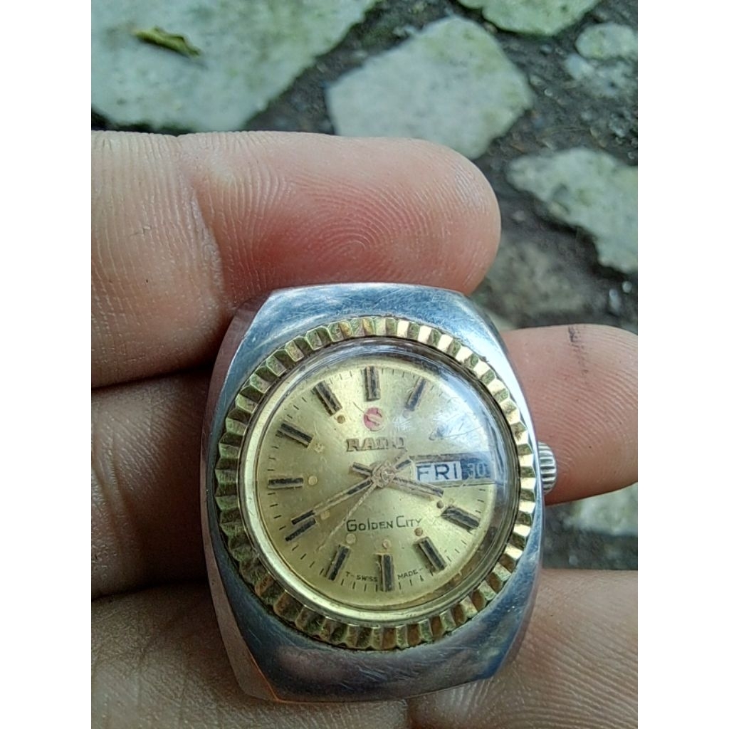 Jam Rado Golden city  Ladies swiss otomatis tidak nyala