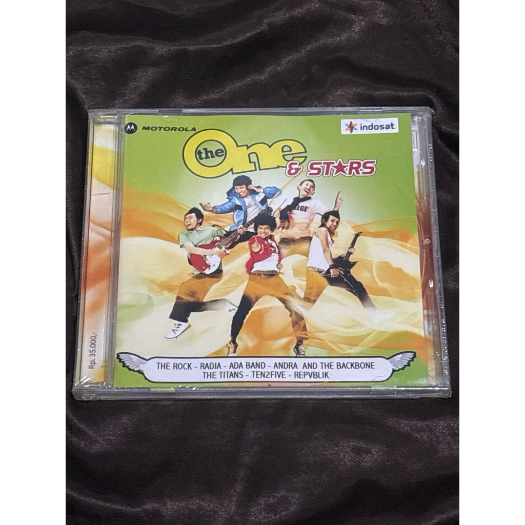 CD ALBUM VA THE ONE & STARS THE ROCK RADJA ADA BAND THE TITANS REPVBLIK ORIGINAL (SEALED)