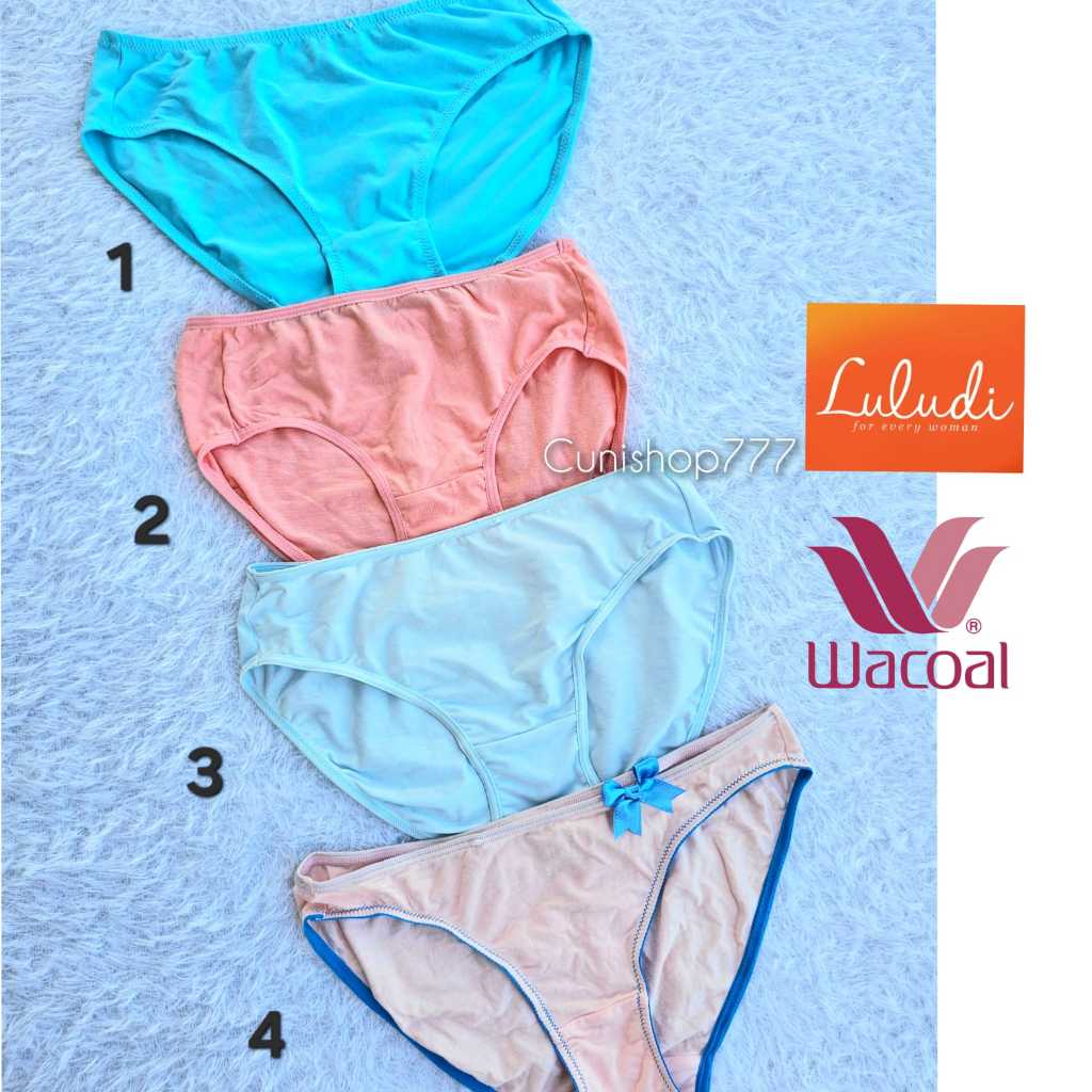 WACOAL LULUDI PANTY SIZE M L CD CELANA DALAM POLOS LP 5009 9301C LPP 30009 SJI 1064