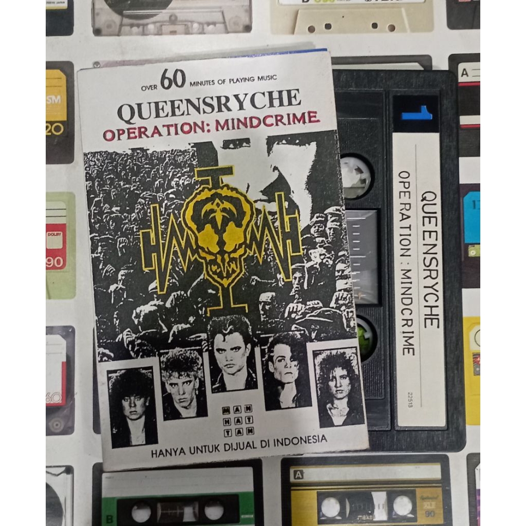 kaset pita queensryche album operation : mindcime