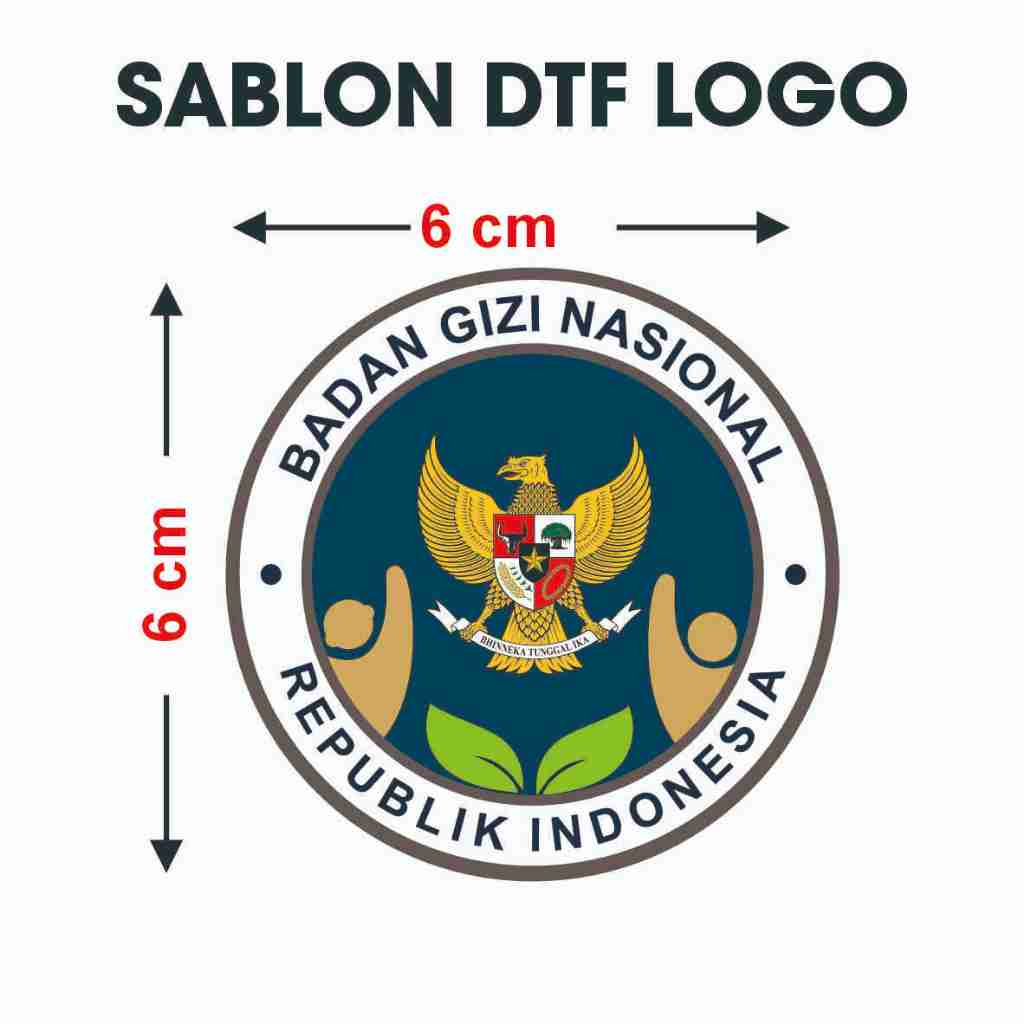 Sablon Setrika Logo BGN Badan Gizi Nasional