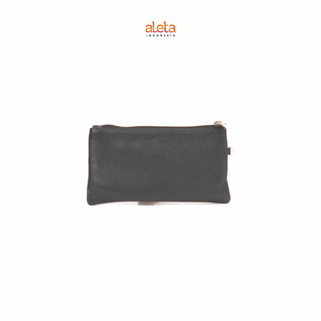 Aleta Indonesia - Mini Sharon Clutch Kulit Asli Premium Muat HP, Kartu Free Grafir Nama