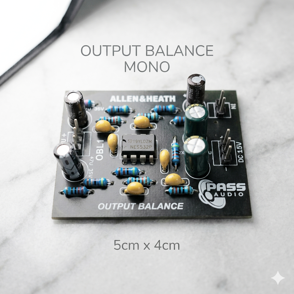 Kit Output balance mono pass audio