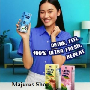 CARGO-Ultra Milk UHT 250ml 1 Dus Isi 24pcs –Full Cream, Coklat, Strawberry, Harga Hemat!