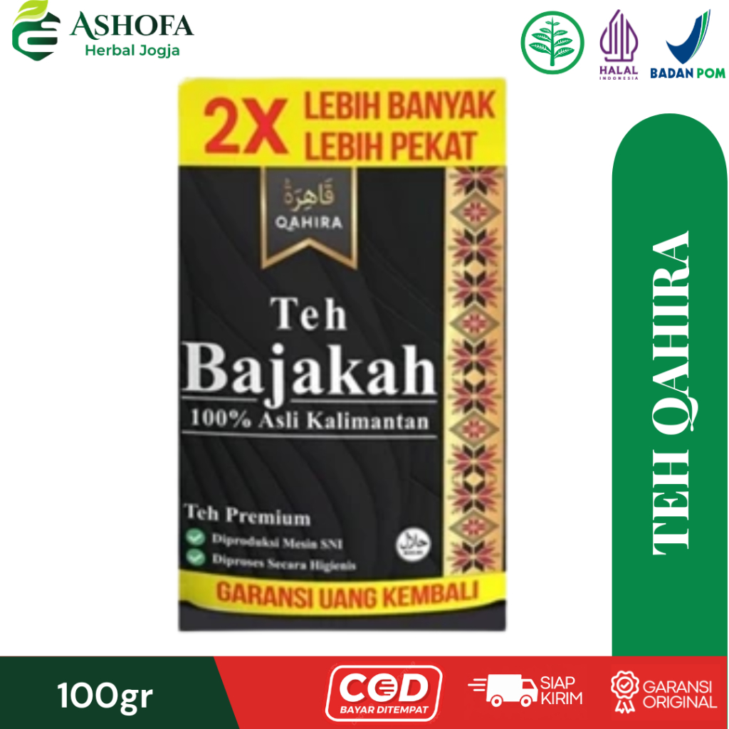 Teh Celup QAHIRA Herbal Bajakah Asli 100% Kalimantan | Bantu Atasi Benjolan, Lipoma, Kista & Detoks 