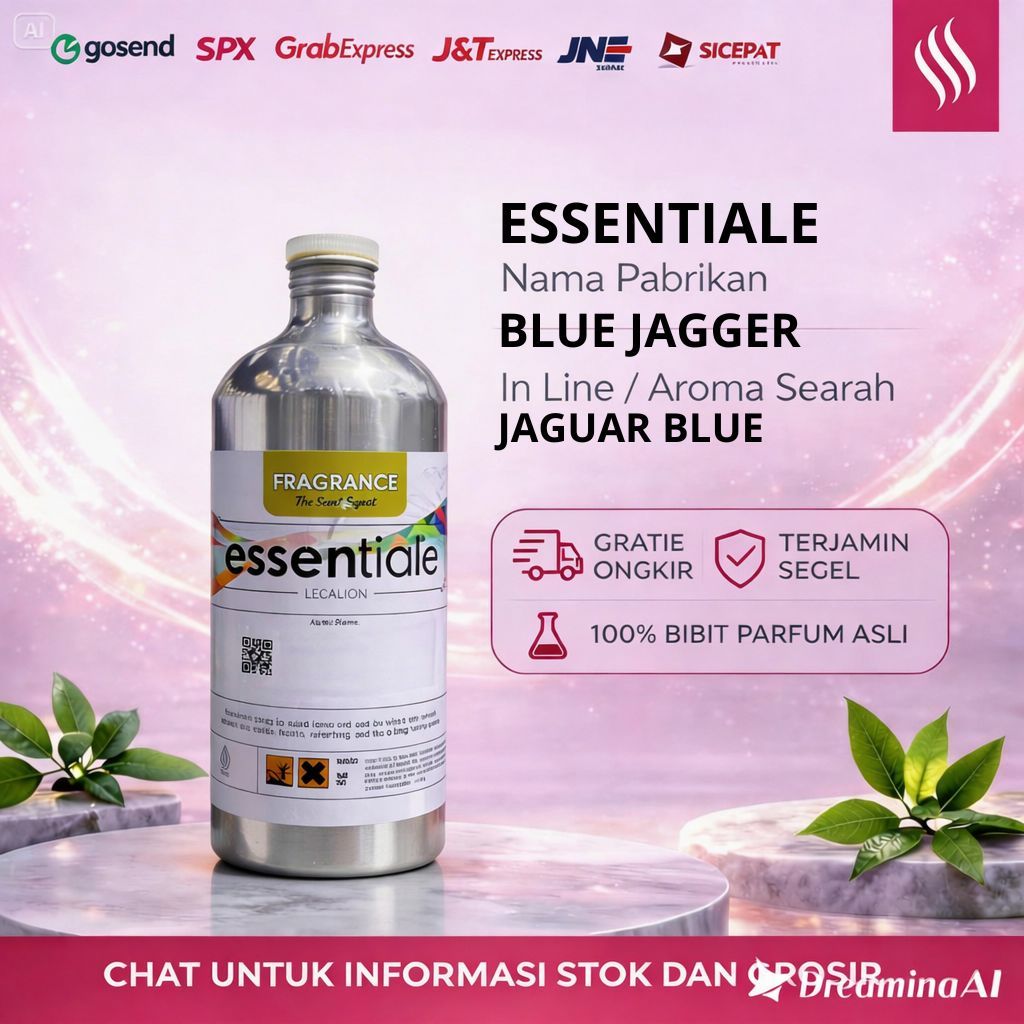 JUAL BIBIT PARFUM ASLI - BLUE JAGGER - ESSENTIALE - REPACK - SUMBARA PARFUM