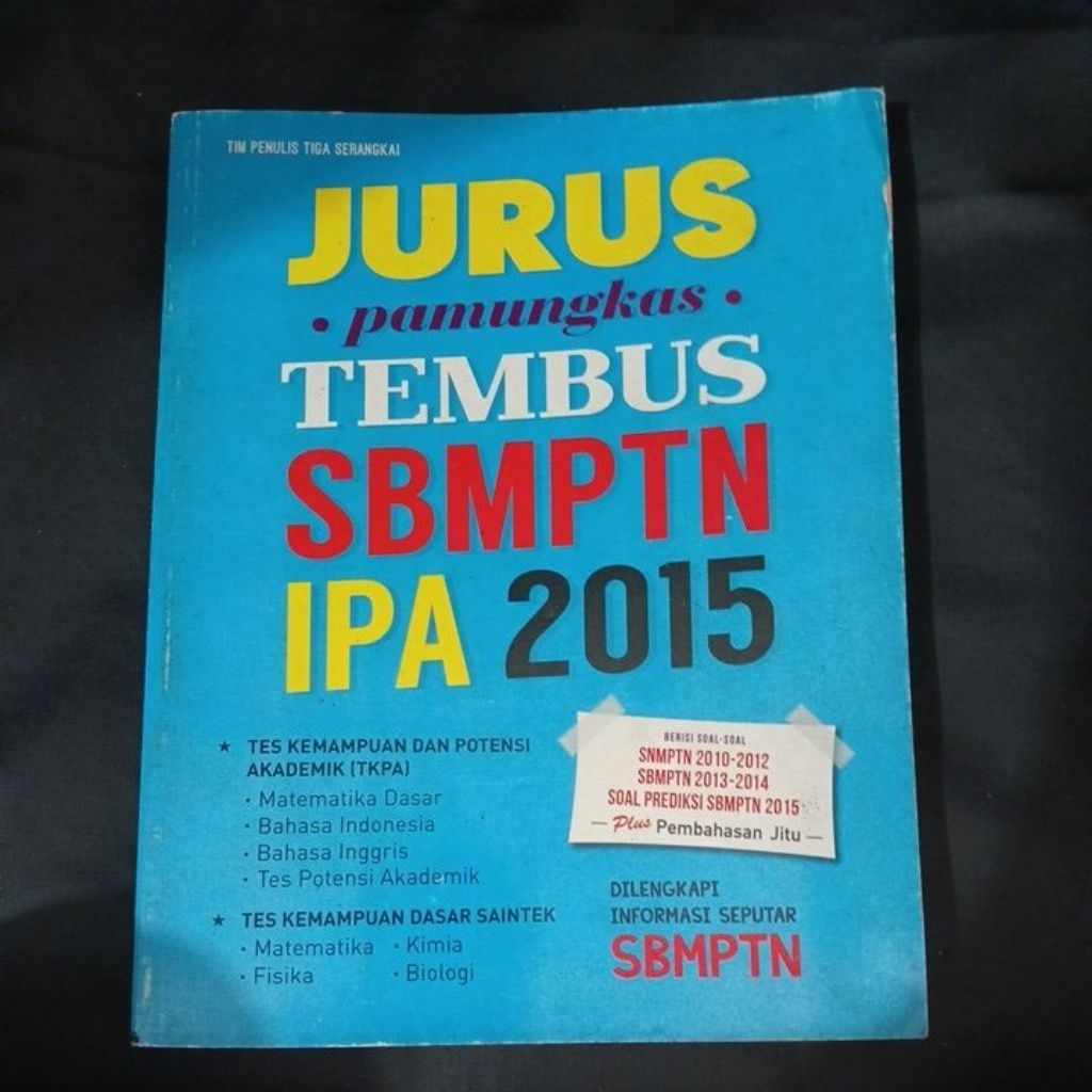 Jurus tembus sbmptn ipa 2015