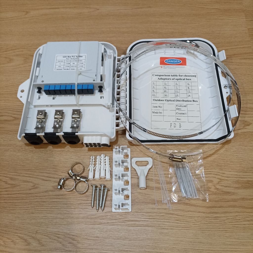 odp 8 core / odp box 8 core lengkap