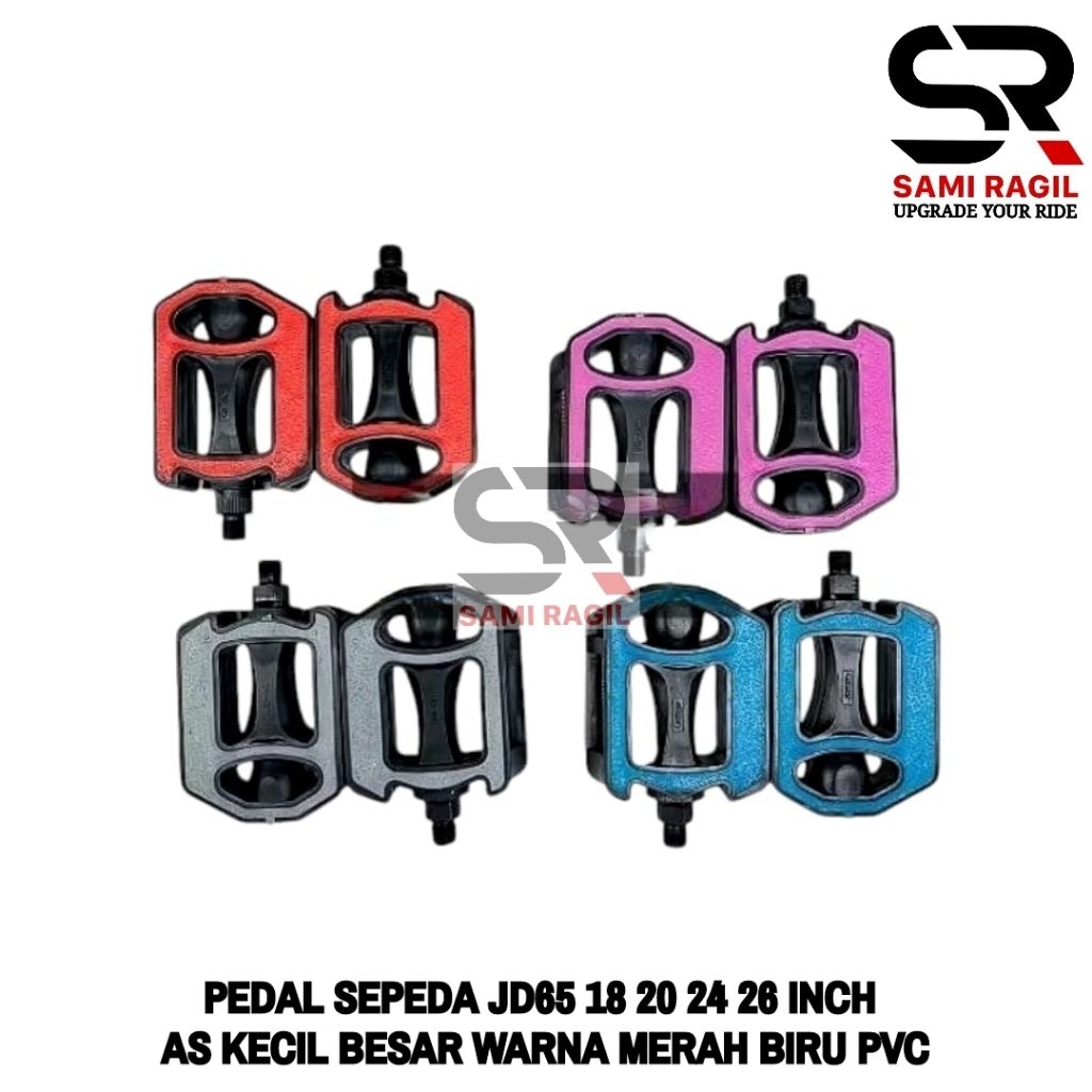 PEDAL SEPEDA JD65 MTB BMX 18 20 24 26 INCH AS KECIL BESAR KOM ENGKEL GIR L LANGSUNG UNITED JD65 WARN