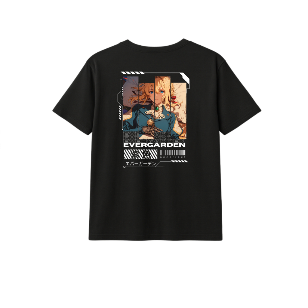 ACESTREET KAOS REGULER VIOLET EVERGARDEN T-SHIRT PRIA WANITA || Kaos Distro Streetwear Unisex