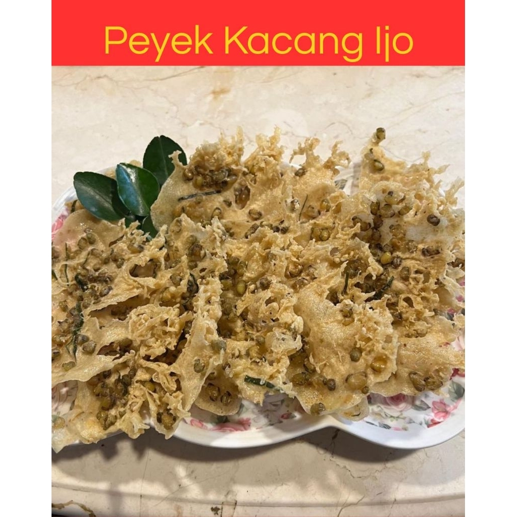 PEYEK KACANG IJO TOPLES 5LITER ENYKITCHEN