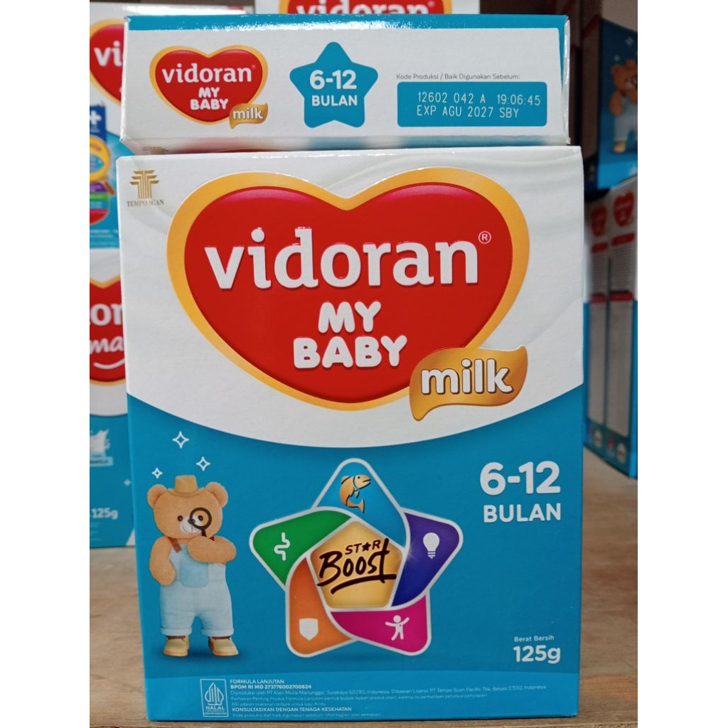 VIDORAN  6 - 12  BULAN 125GR STAR BOOST
