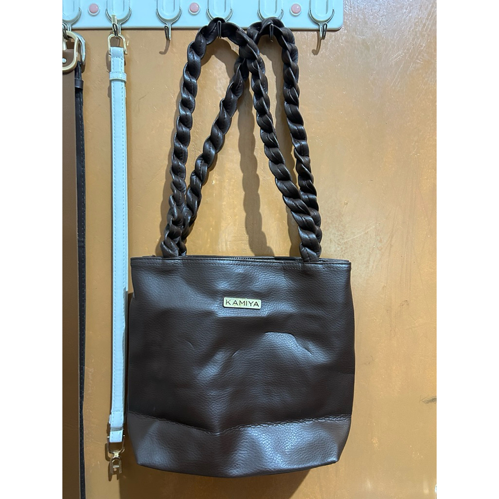 preloved tas kamiya brown