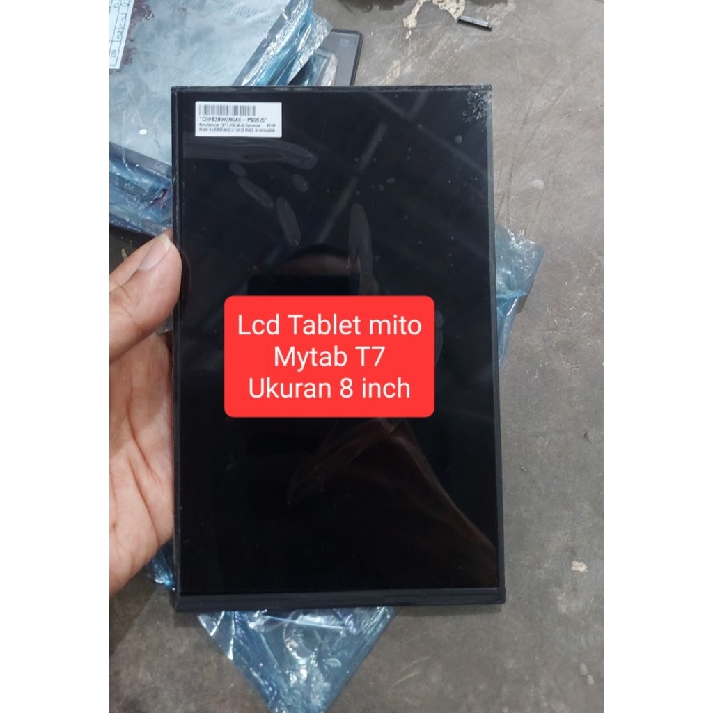 Lcd tablet mito T7 ukuran  8 inch