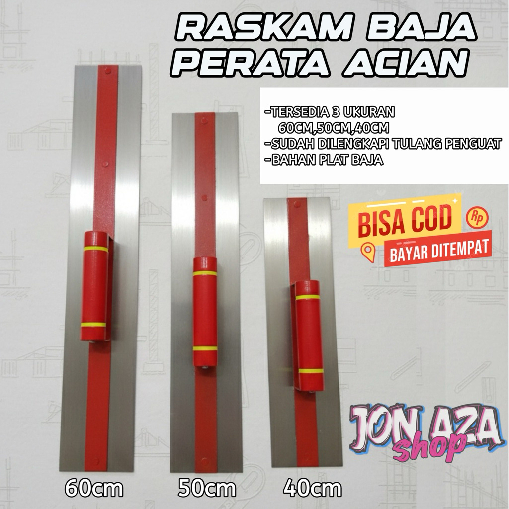 Raskam Besi/Roskam Baja/Raskam Baja/Raskam Tulang Perata Acian Ukuran 40cm,50cm,60cm