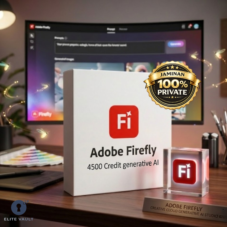 Credit Generative Ai Adobe Firefly Fire Fly Premium Pro Private Generate Text To Video Bergaransi
