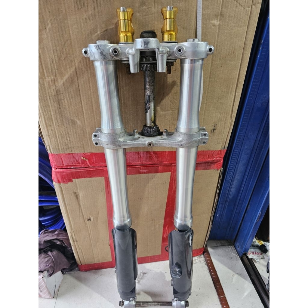 SOK DEPAN USD KLX BF SILVER ASLI ORI COPOATAN MOTOR NORMAL