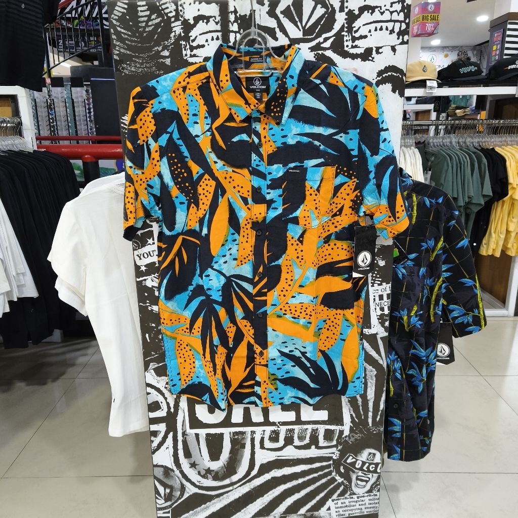 Kemeja Volcom Waterside Floral Original