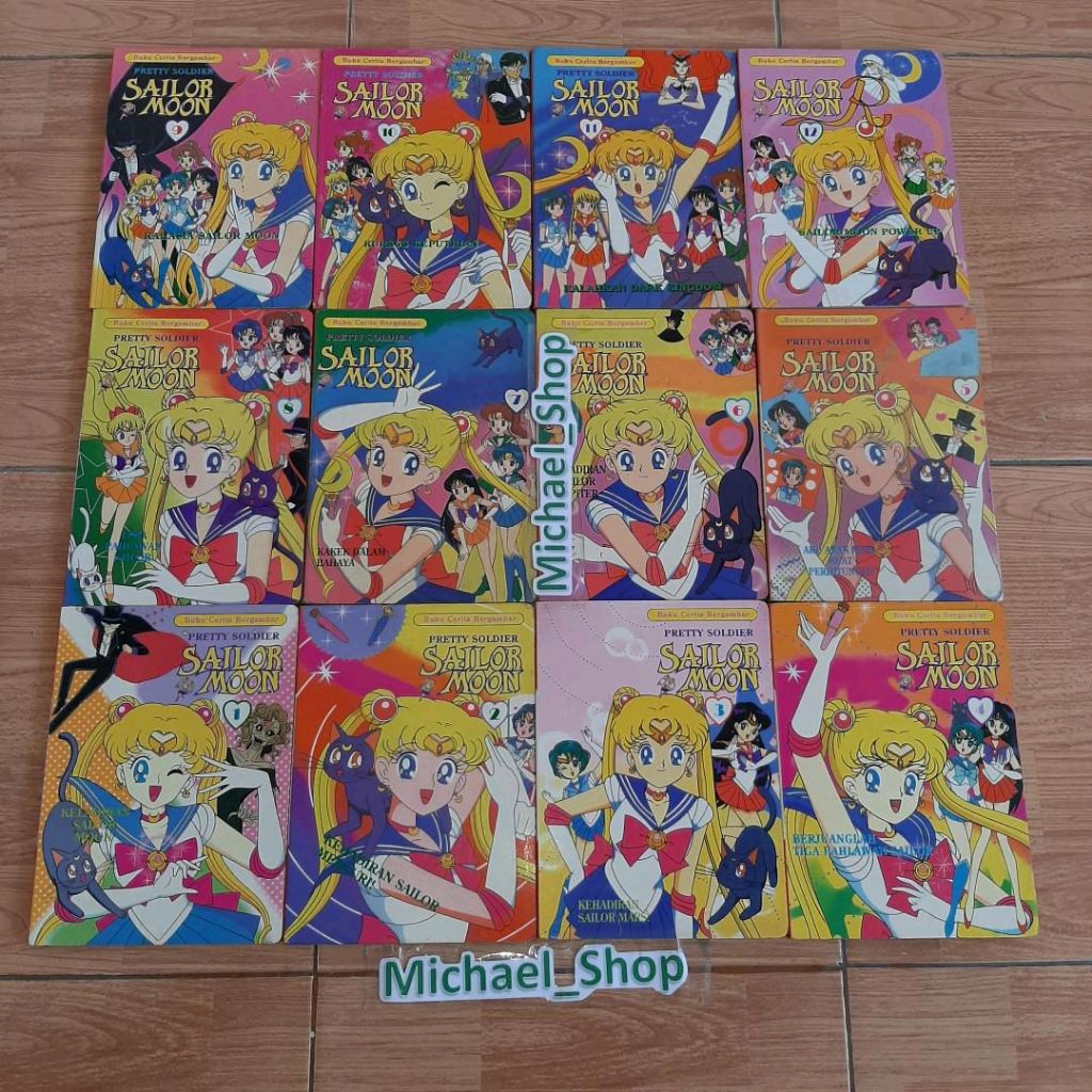 Buku cerita bergambar Pretty Soldier Sailor Moon SailorMoon LANGKA