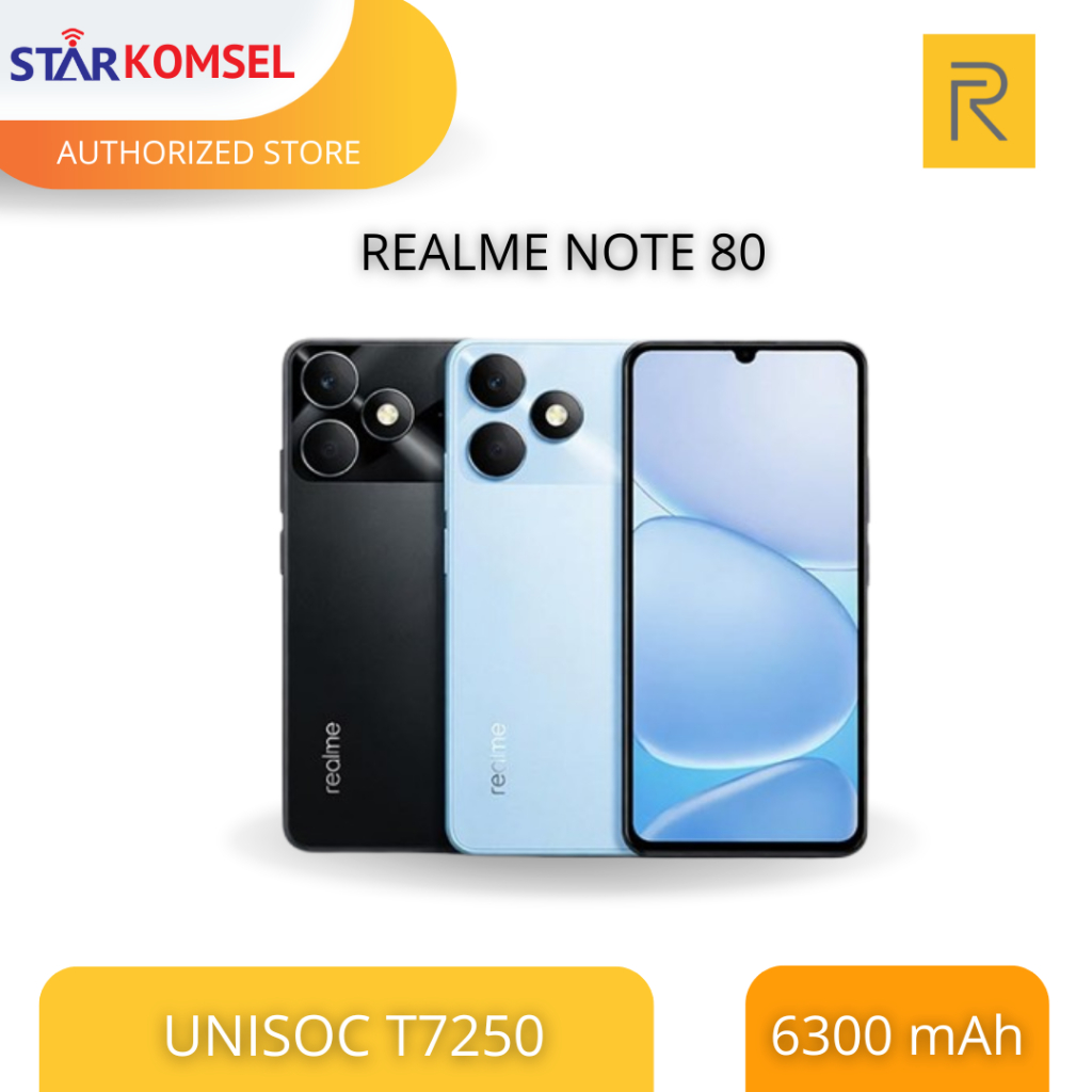 HP REALME NOTE 80 4/64 | 4/128 GARANSI RESMI REALME INDONESIA