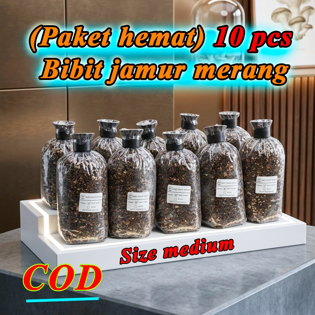 Bibit Jamur Merang / Pentol (Isi 10 Log) Cepat Panen - Varietas Putih & Semi