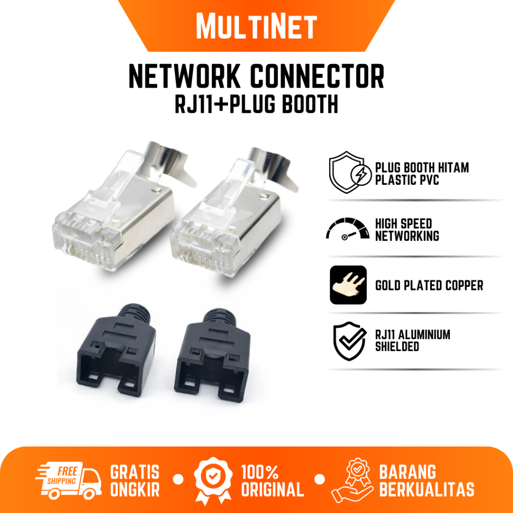 Konektor RG11 + Plug Booth, Konektor Jaringan RG11