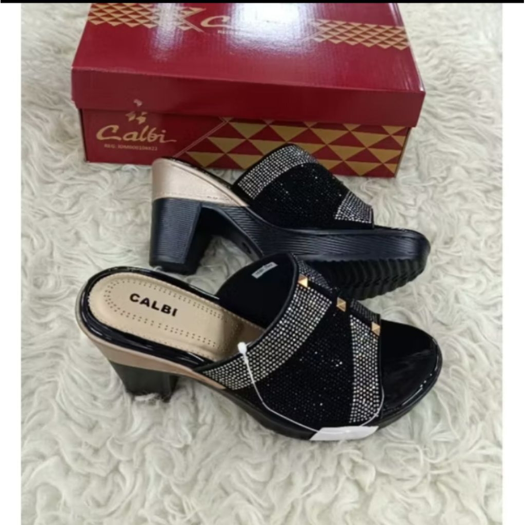 SANDAL TAPAK TAHU HEELS 5 CENTI CALBI ORI