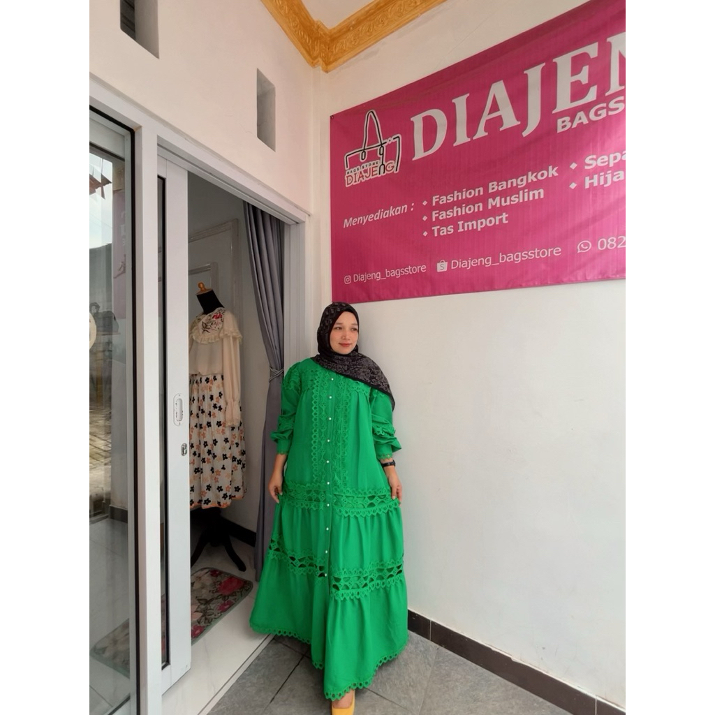 Dress Bangkok , gamis import , gamis bangkok , dress import