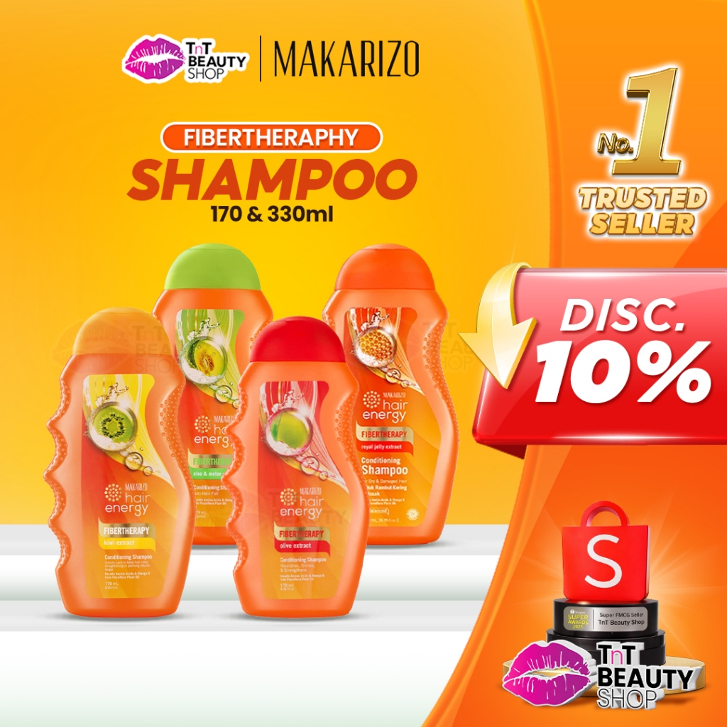 Makarizo Hair Energy Fibertherapy Conditioning Shampoo 170ml | 330ml | TnT Beauty Shop