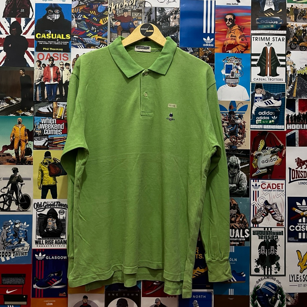 Long Sleeve / Polo Shirt / Rugby Shirt / Vintage / Second / GIORDANO