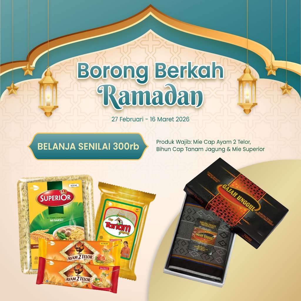 Gift Ramadhan – Minbel 300rb - Tanam Jagung - Mie Cap Ayam 2 Telor- Superior