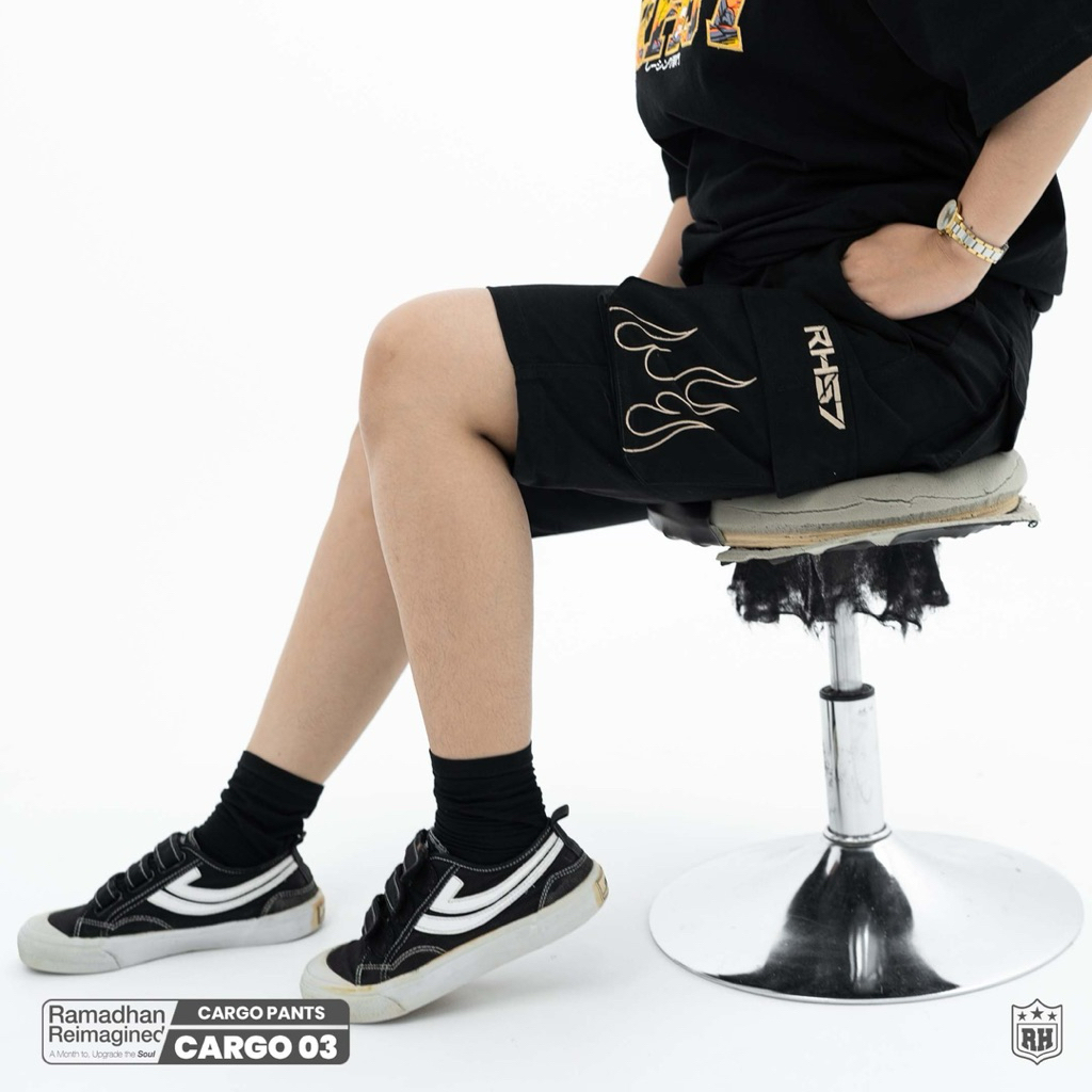 RH57 CARGO PANTS CELANA PENDEK PRIA | CARGO PANTS 03