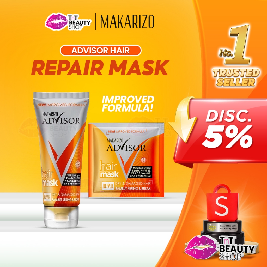 MAKARIZO Hair Repair Mask Tube | Sachet | TnT Beauty Shop