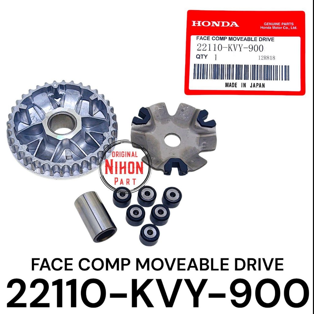 Rumah Roller Assy Beat Karbu / Scoopy Karbu / Spacy Karbu KVY Original Honda JAPAN NP818