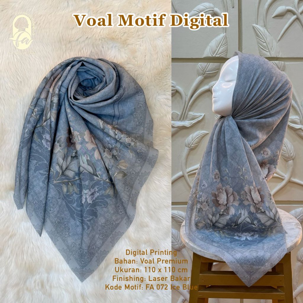 Farsya Adeeva - Voal Motif Digital LC FA 072