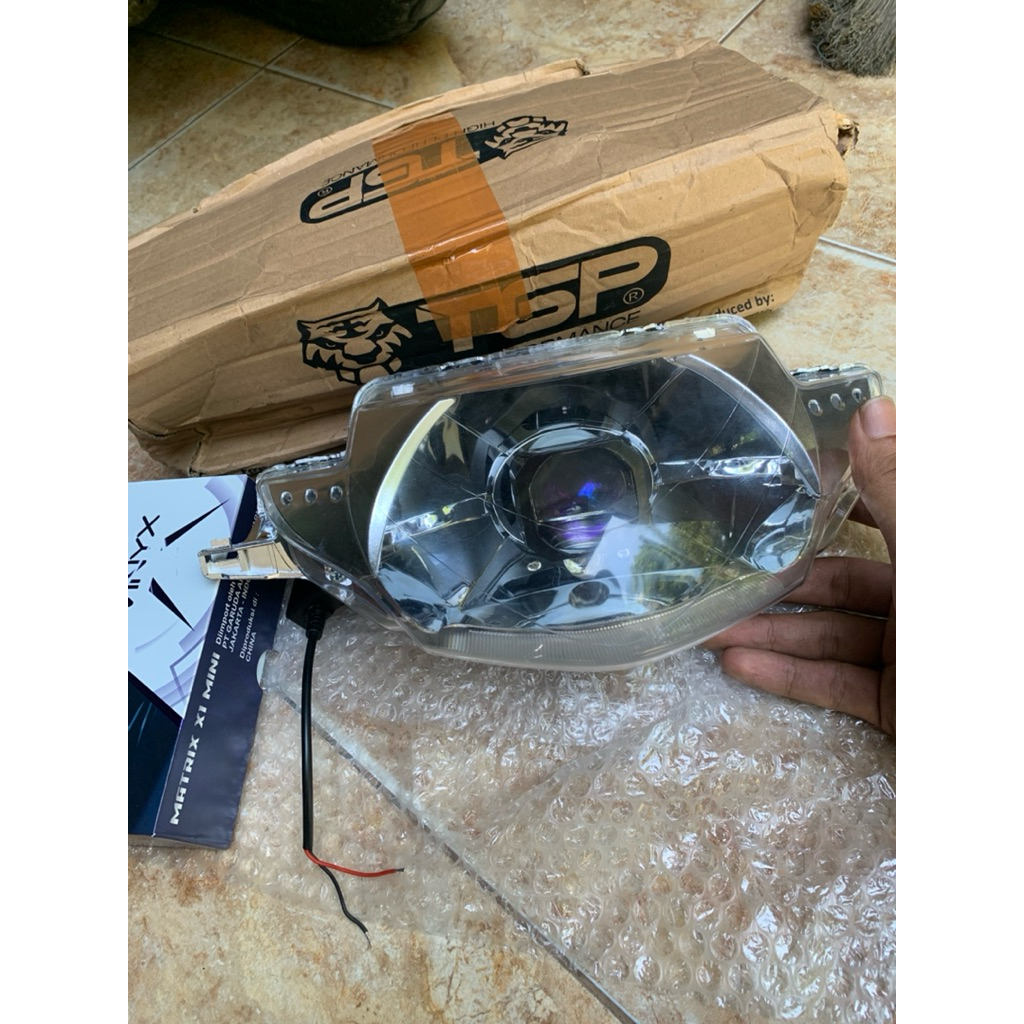 lampu vinyx matrix x1 mini supra x 125 old/ lama