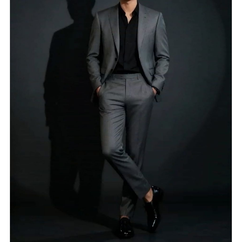 setelan jas pria slimfit jas pria premium jas setelan reguler