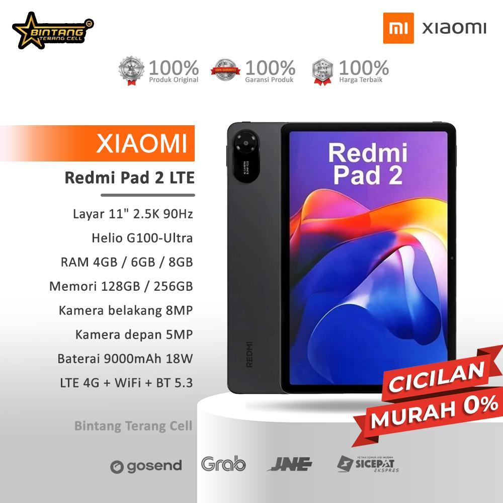 Xiaomi Redmi Pad 2 LTE 4G bisa simcard Ram 6/128gb pad2 4g ram 4/256gb pad 2 4G 9.7 Inch Ram 4/64GB 