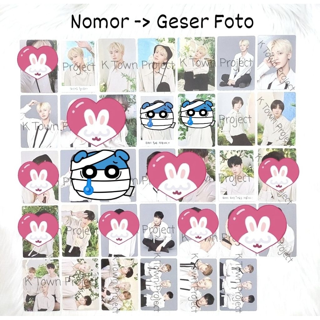 [READY - CLEARANCE SALE] TXT ACT:BOY ACT BOY CONCERT MINI PHOTOCARD SET SPECIAL GIFT CARD YEONJUN SO