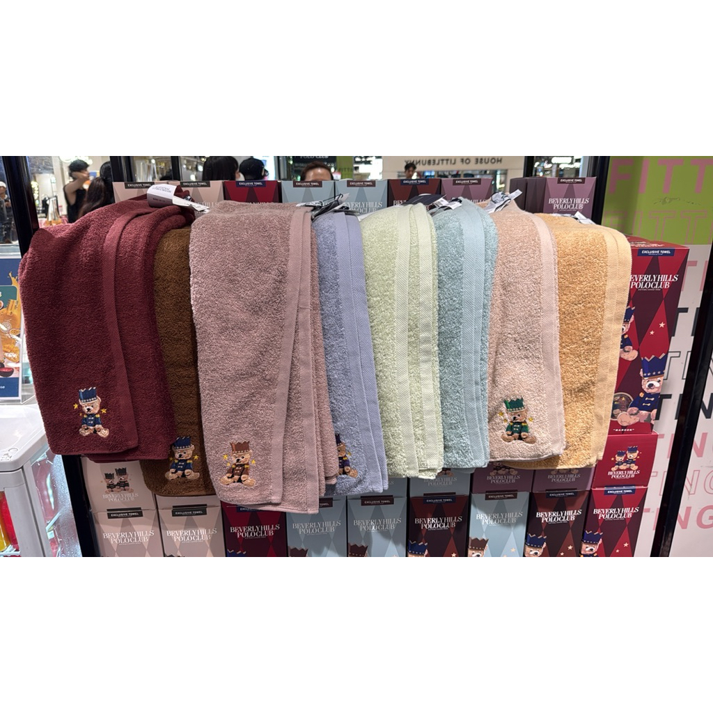 TERMURAH BHPC BANGKOK HANDUK BEVERLY HILLS POLO CLUB ORIGINAL BEVY BEAR EXCLUSIVE TOWEL BHPC WARNA W