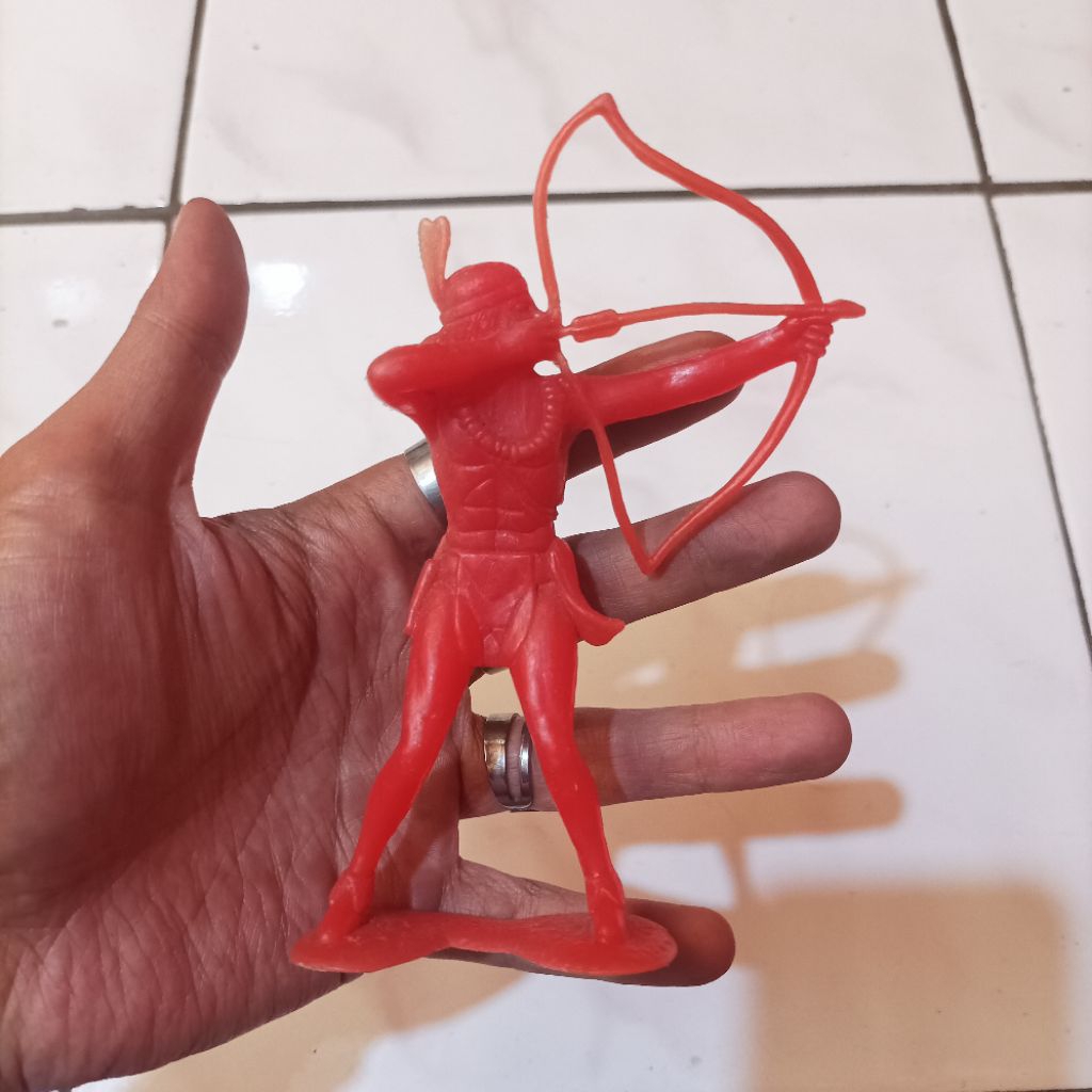 Vintage Indian Apache Size Besar Mainan Action Figure