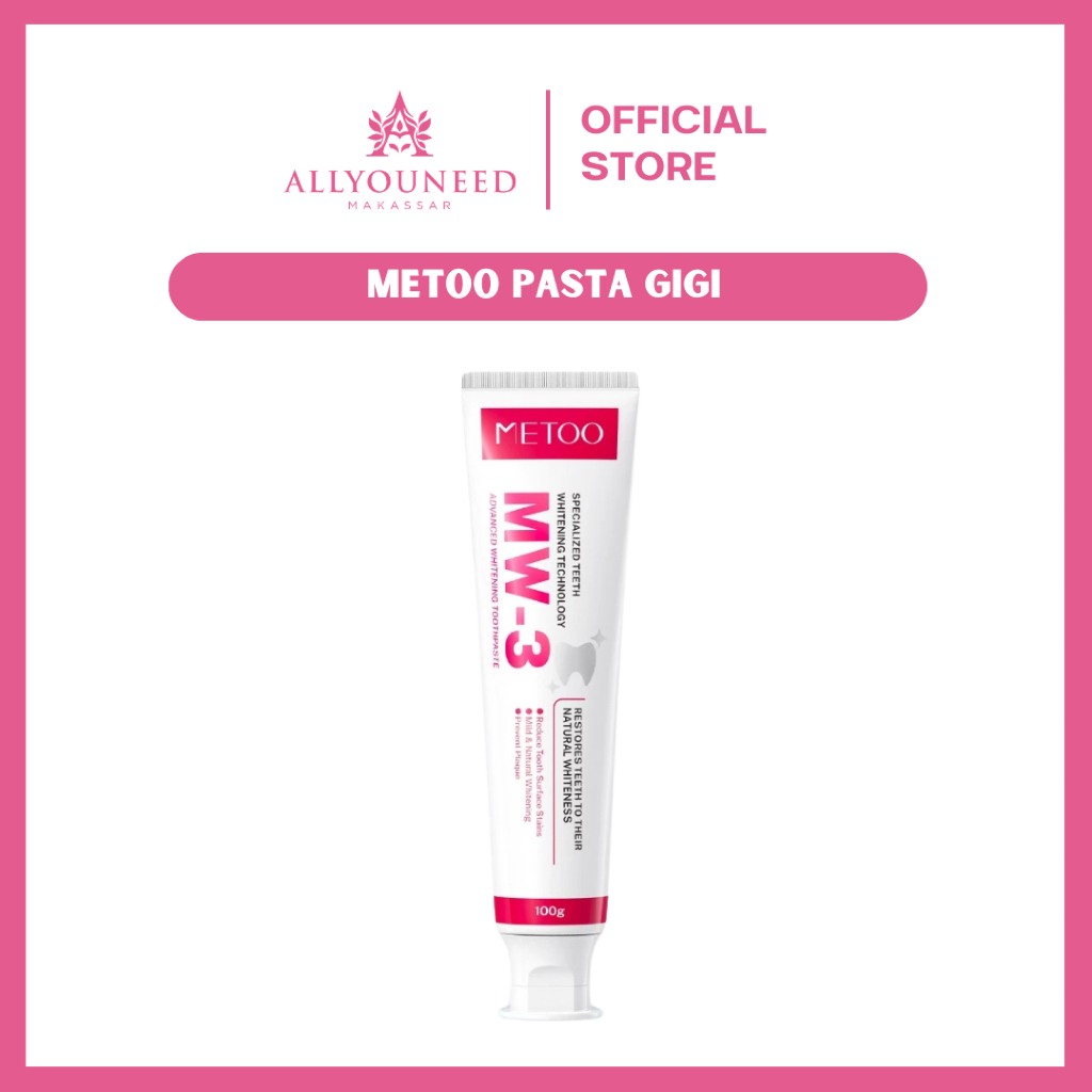 METOO MW-3 Advanced Whitening Toothpaste - Pasta Gigi