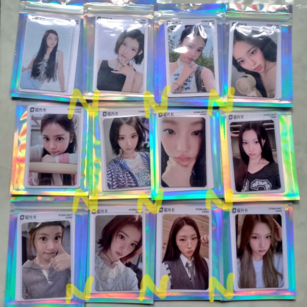 ( READY INA / SIAP KIRIM ) wts pc h2h qq focus hearts2hearts official resmi qq music starlight card 