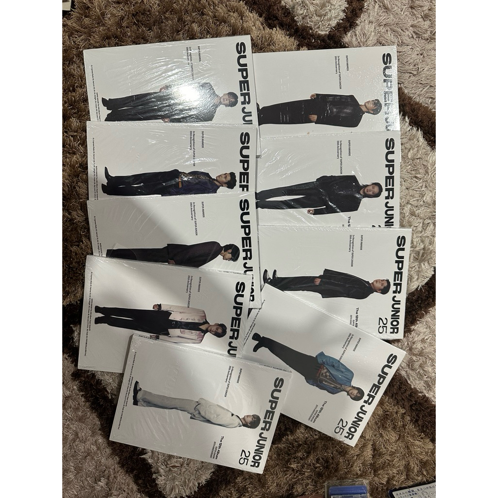 Super junior 25 photobook album sealed