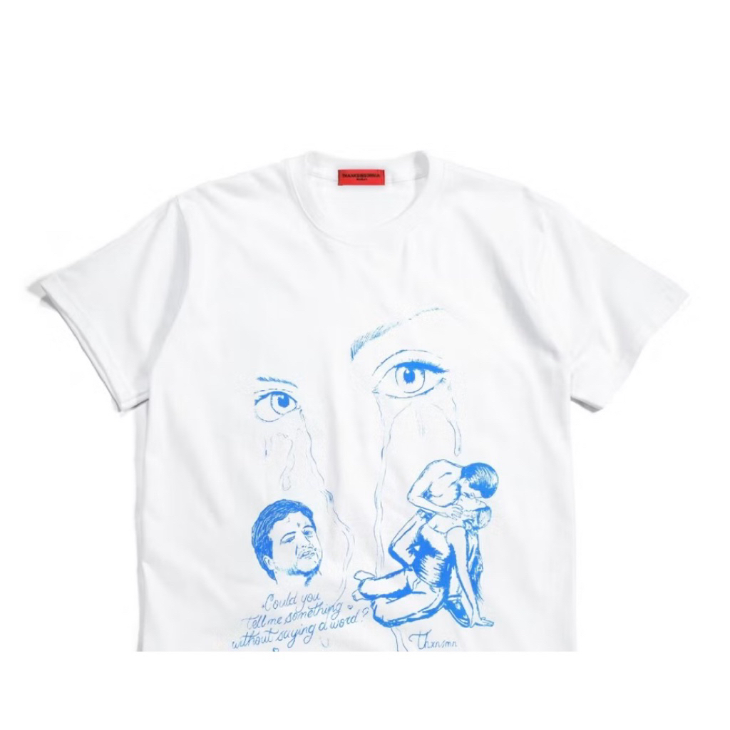 t-shirt hazenna white thanksinsomnia