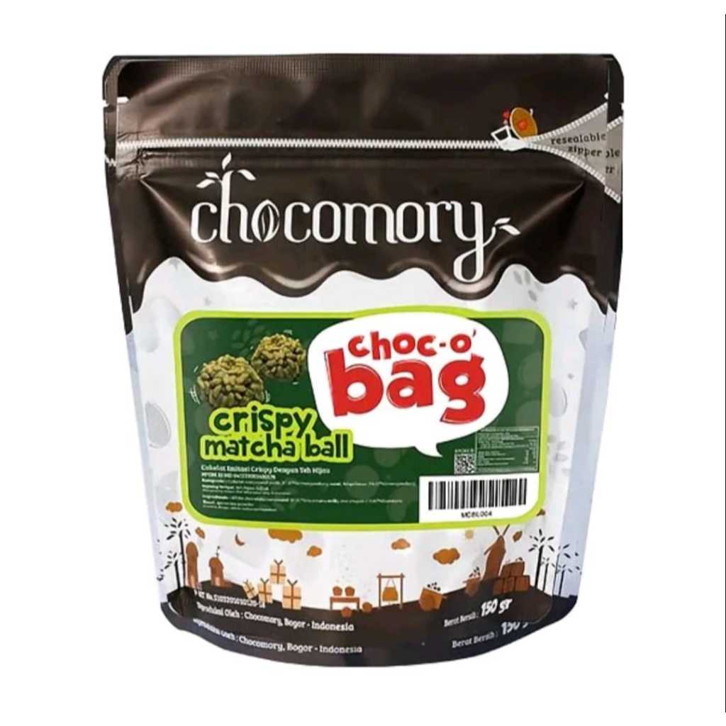 Chocomory Choco Bag Crispy Matcha Ball 150 Gr